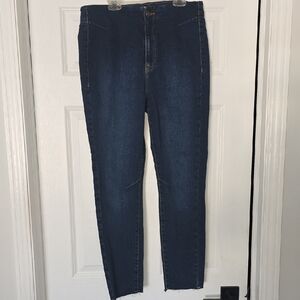 Free People Dark Blue Ankle Jeans